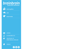 Tablet Screenshot of brainbrain.es